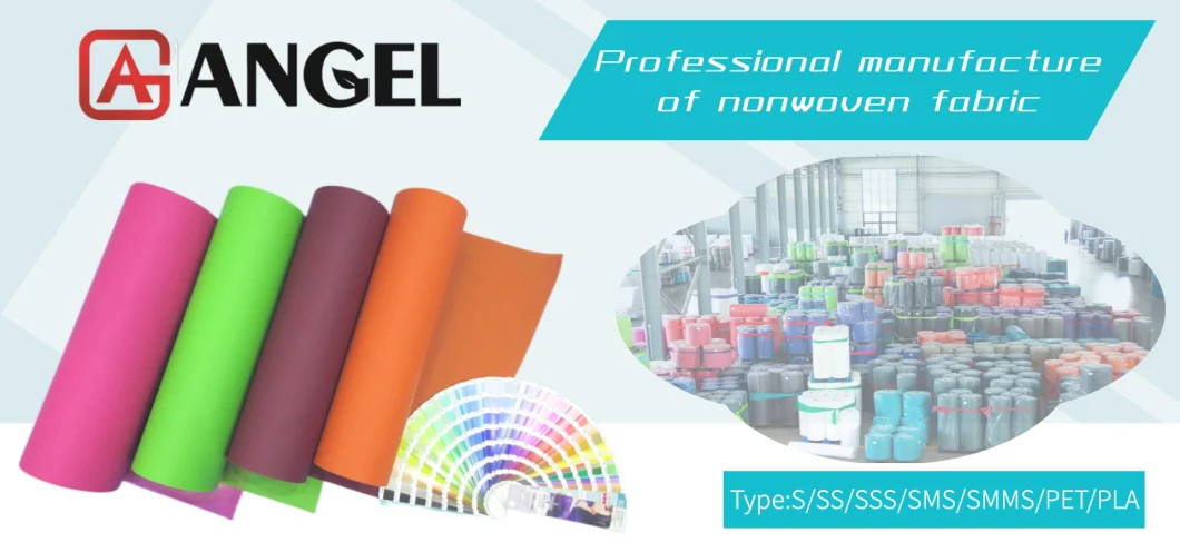Manufacturer Wholesale Spunbond Fabric Roll 100% PP Nonwoven Fabric
