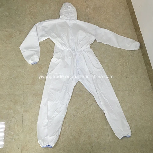 Nonwoven Disposable Black Protection Workwear Suits