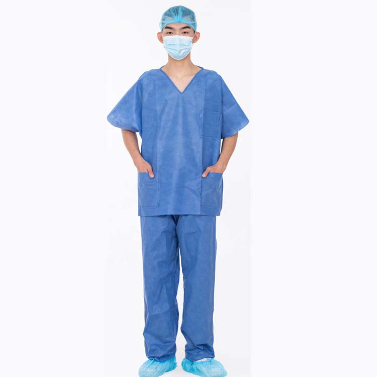 New Design Wholesale Disposable Protection Scrub Suit Coverall Disposable Non Woven