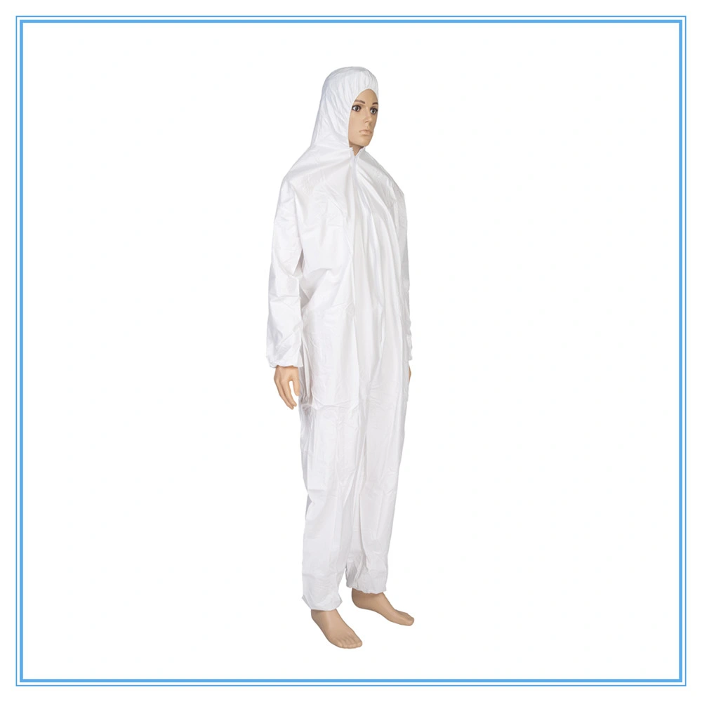 Full Body Protection Clothing PPE Suit in Stock/Personal Protective Equipment Protective Suit/Disposable Isolation Coverall