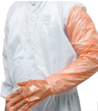 Rectal/CPE/LDPE/EVA/Polyethylene/Disposable PE Veterinary Gloves with Shoulder Length Full Arm Long Sleeve for Animal Artificial Insemination Gloves