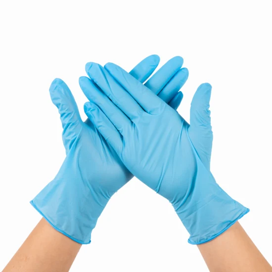 Violet Blue/Pink/ Disposable Nitrile Gloves Food Grade Nitrile Examination Medial Gloves with Powder Free