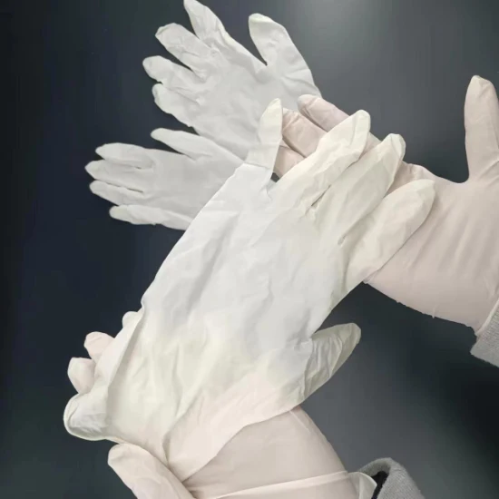 in Stock Disposable Safety Protective Vinyl Gloves Latex Examination Gloves